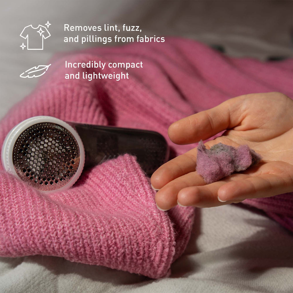 Fabric Shaver & Lint Remover with Cleaning Brush-1