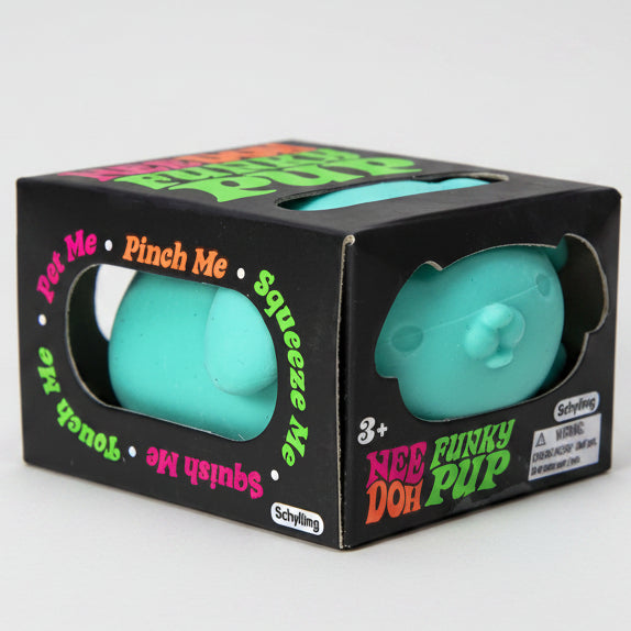 Schylling Nee-Doh Funky Pup Squishy: Blue