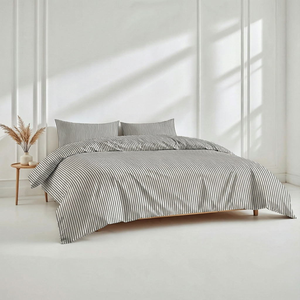 Parure de lit de luxe en satin de coton australien