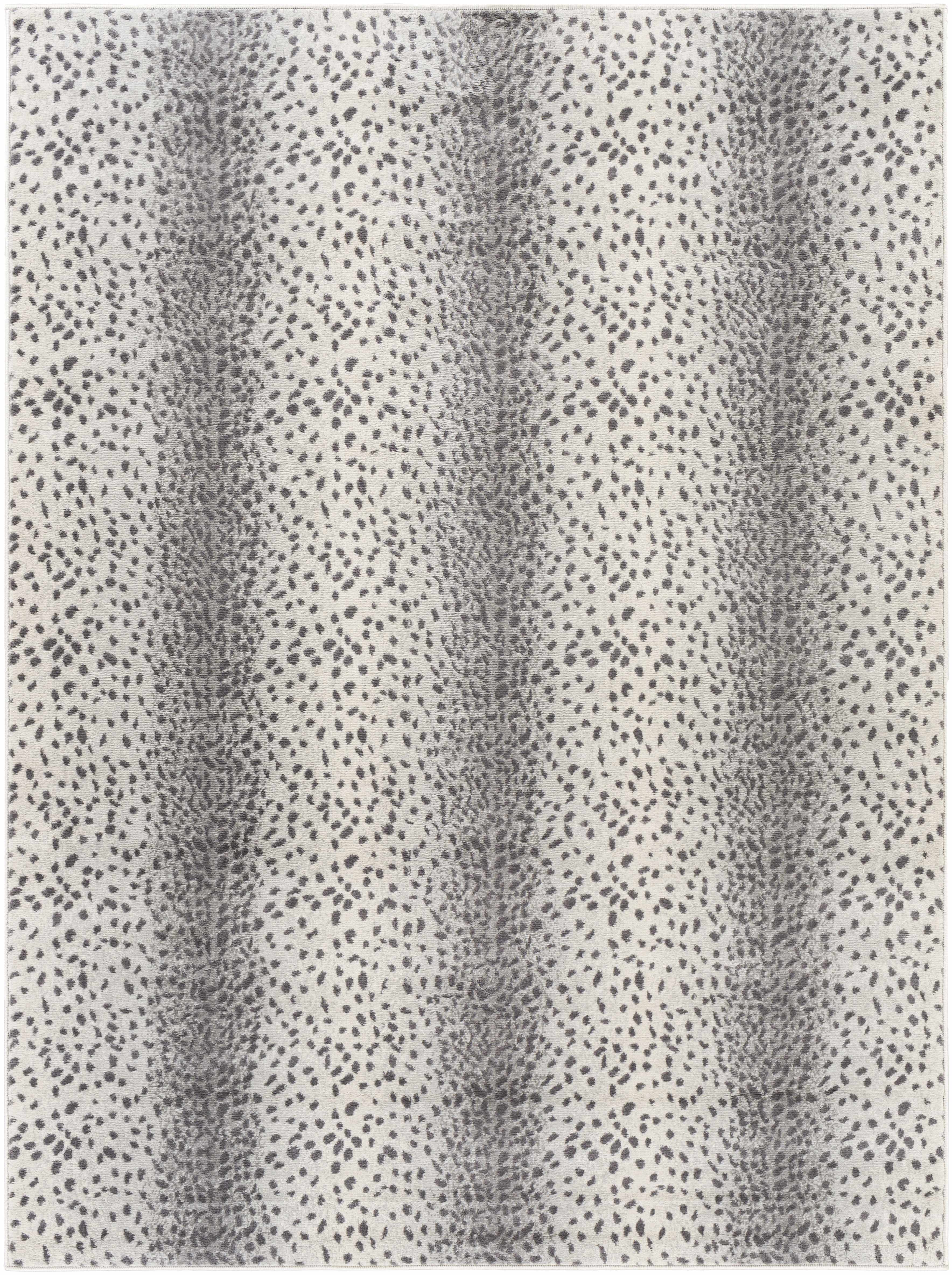 Pointblank Gray Antelope Print Area Rug – Contemporary Animal Print