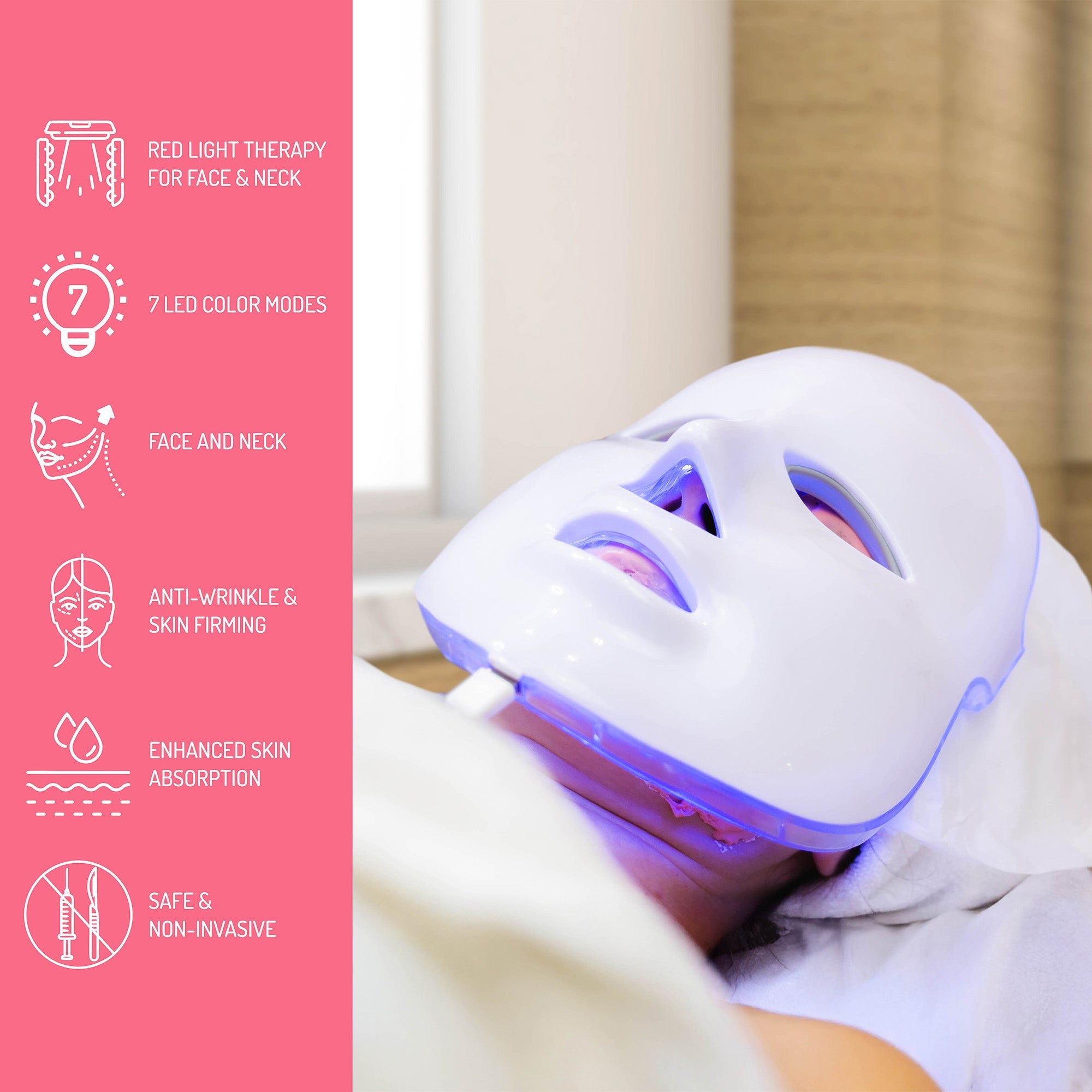 5-in-1 LED Roller Massager & 7-in-1 LED Face Mask-4