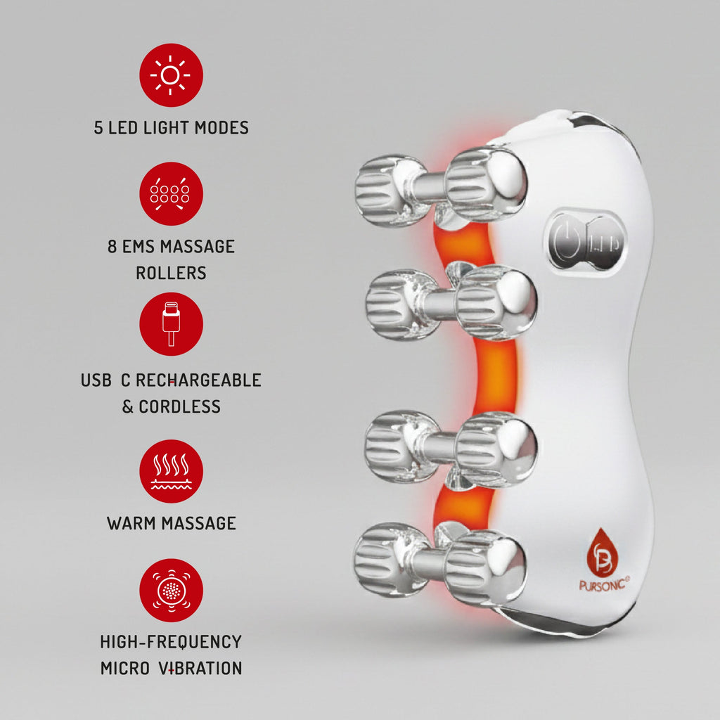 7-in-1 LED Therapy Wand & 5-in-1 Skin Roller Massager-1
