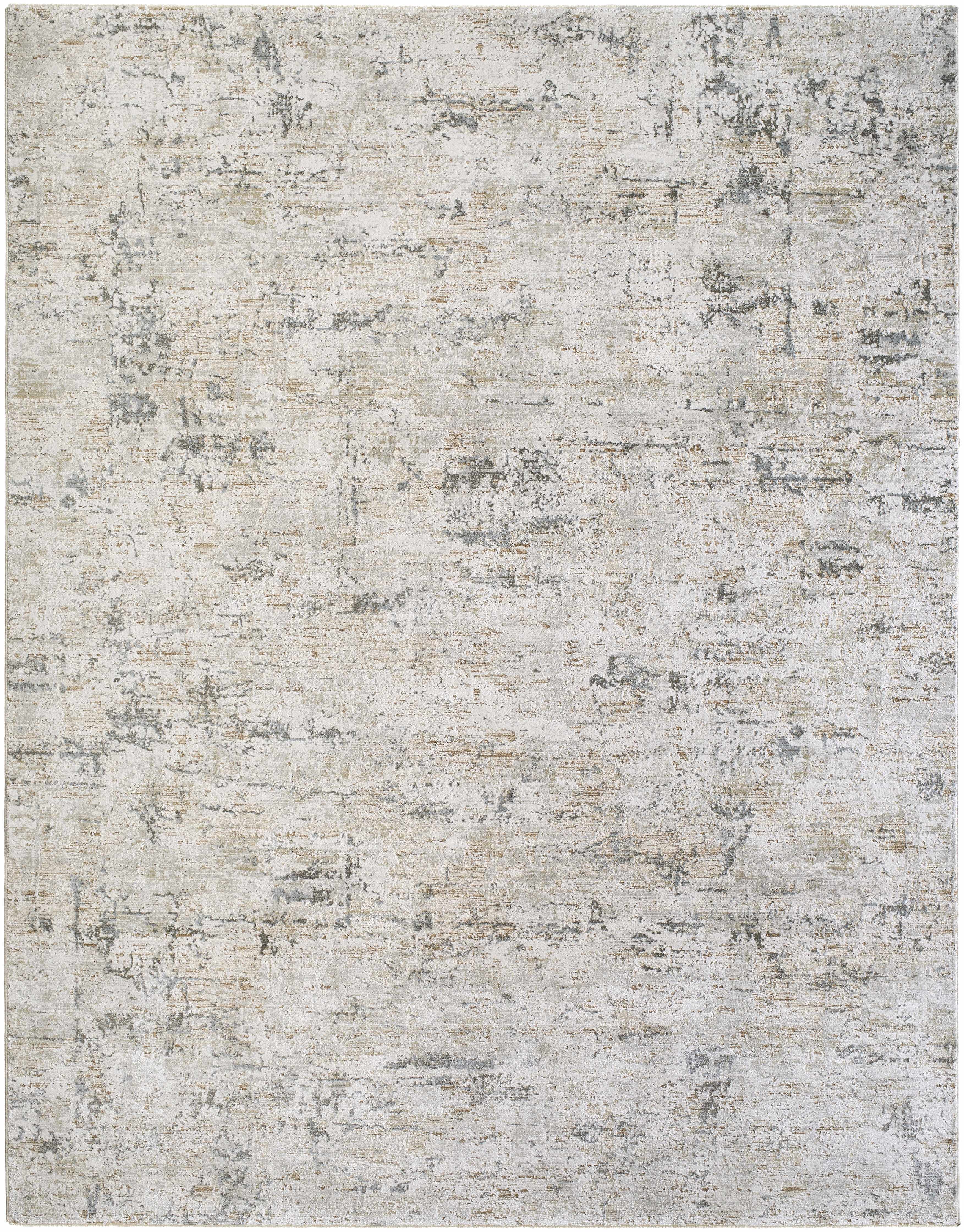Meral Thick Luxe Southwestern Area Rug Sample – Cream, Mustard & Charcoal