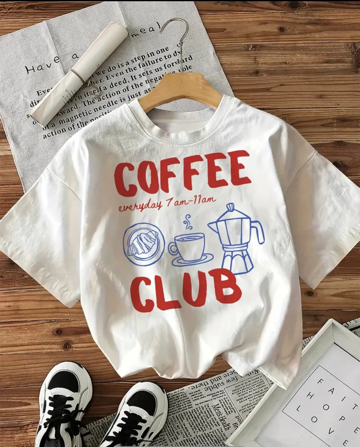 Cotton Printed Summer New Loose All-match Retro T-shirt Top For Women
