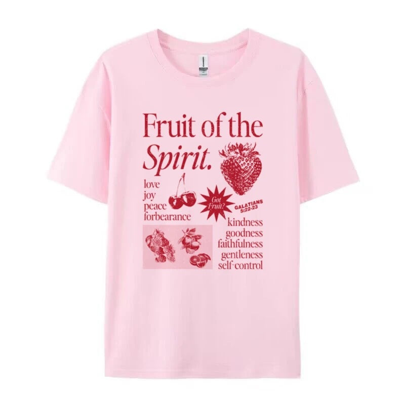 Retro Lingguo Bible Poem T-shirt For Women
