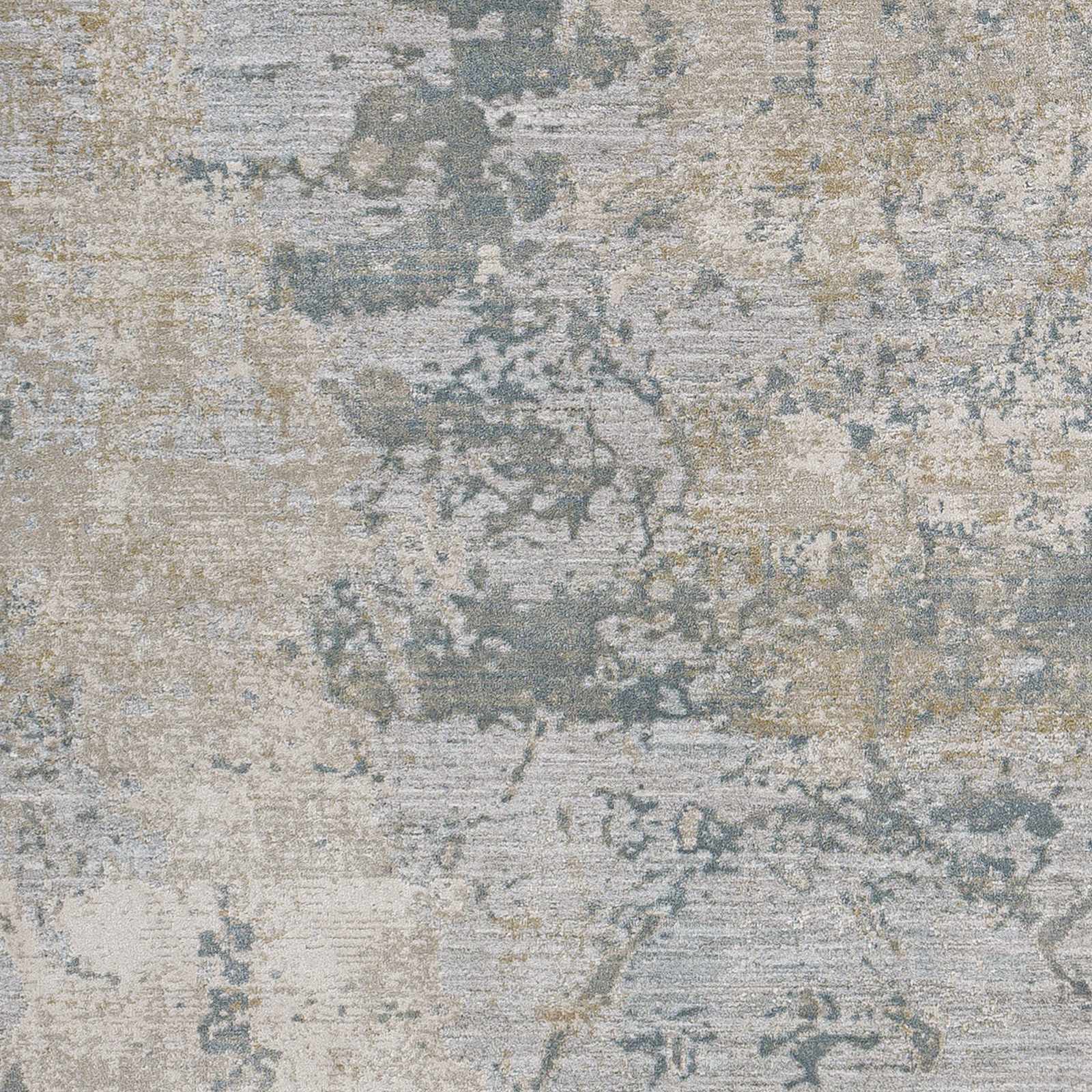 Pialba Thick Luxe Abstract Smokey Rug Sample – Sage, Taupe & Blue