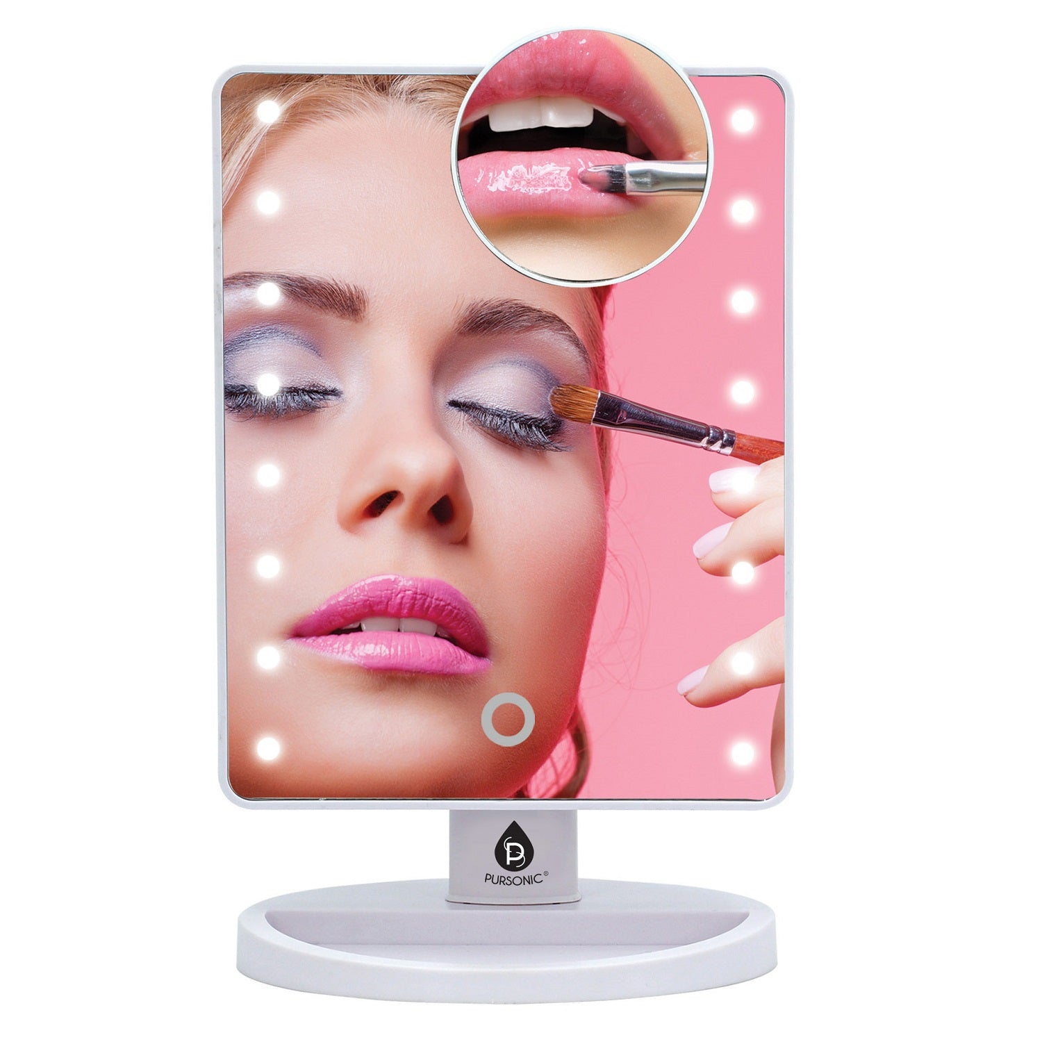 Dimmable LED Vanity Mirror & Pursonic Triple Barrel Hair Curler: The Ultimate Glow-Up Bundle-3