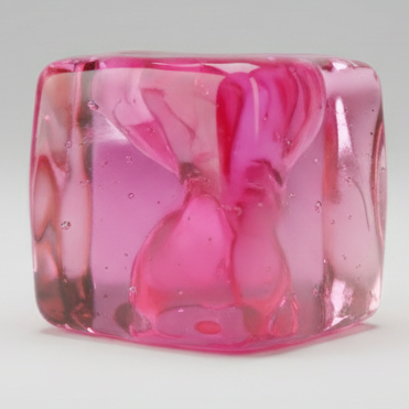 Pink Wannabe Nice Cube (Super Slow-Rising Squish)
