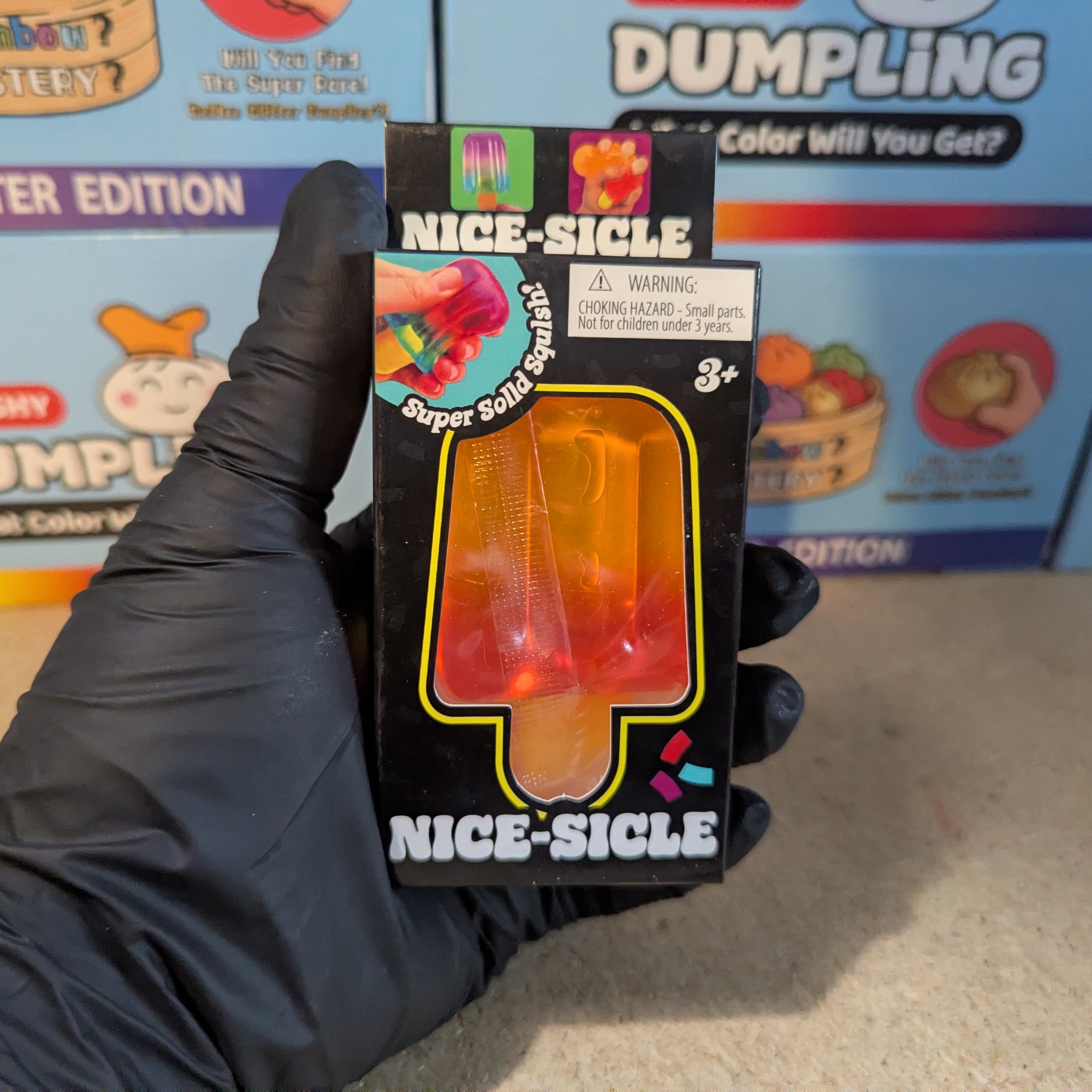 Orange to Red Wannabe Nice-Sicle (Gelatin Squish)