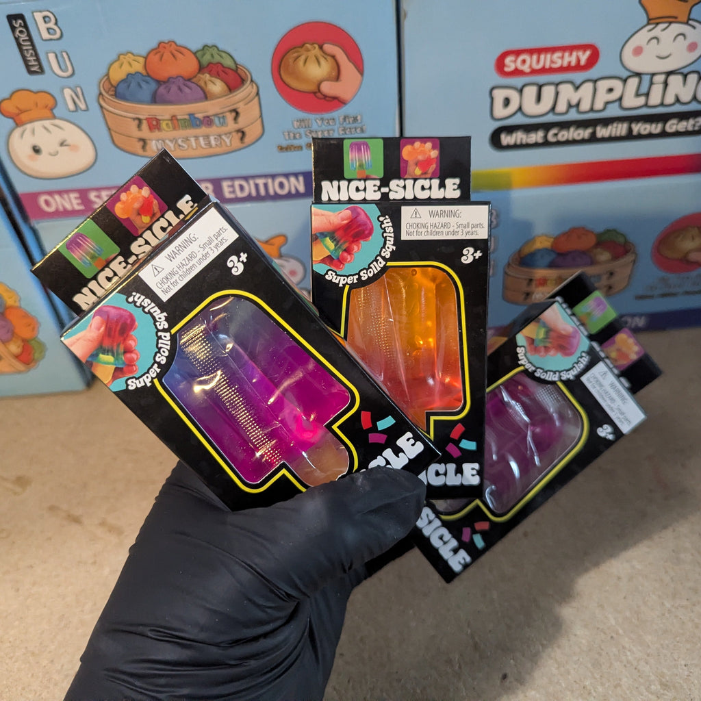 Set of Three Wannabe Nice-Sicle (Gelatin Squish)