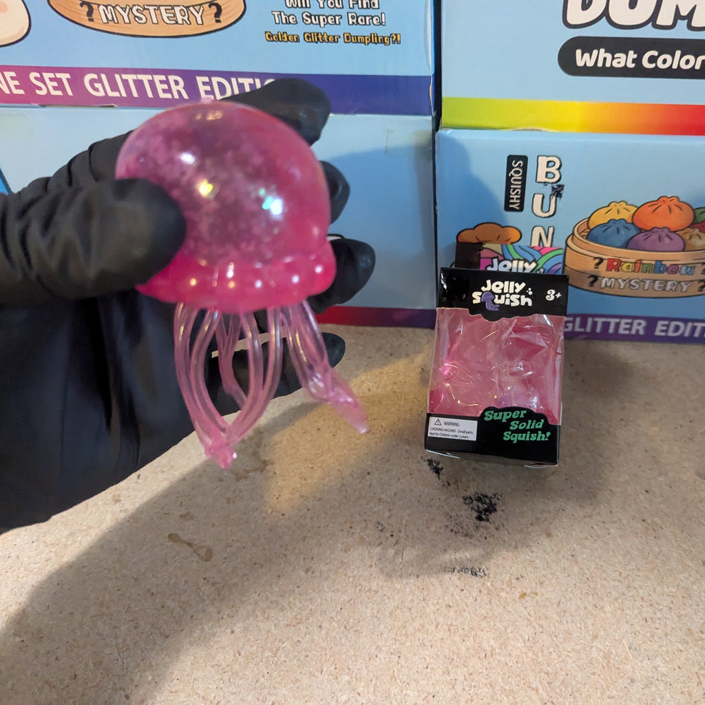 Pink Wannabe Jellysquish Jellyfish (Water Squish)