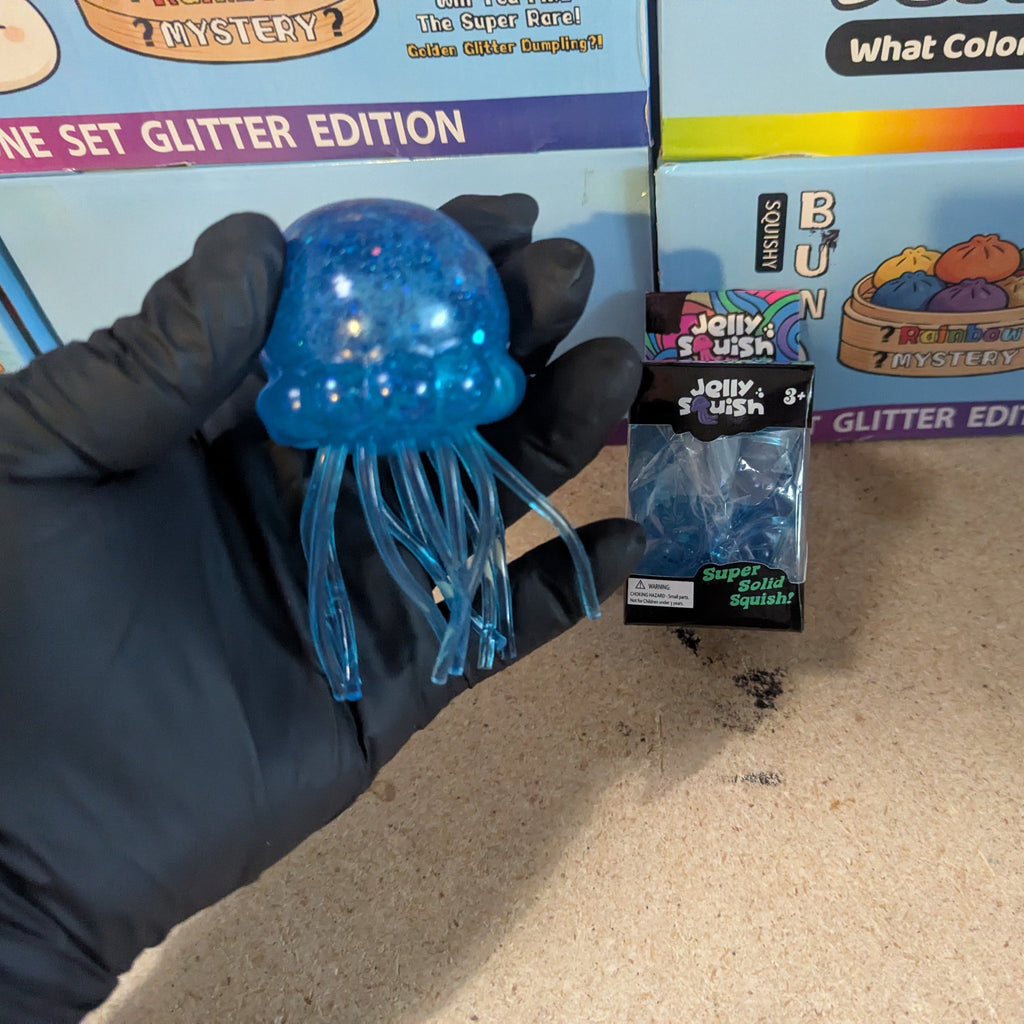 Blue Wannabe Jellysquish Jellyfish (Water Squish)