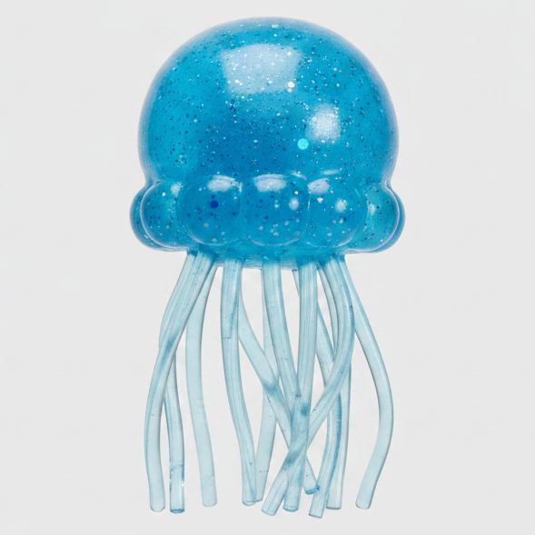 Blue Wannabe Jellysquish Jellyfish (Water Squish)