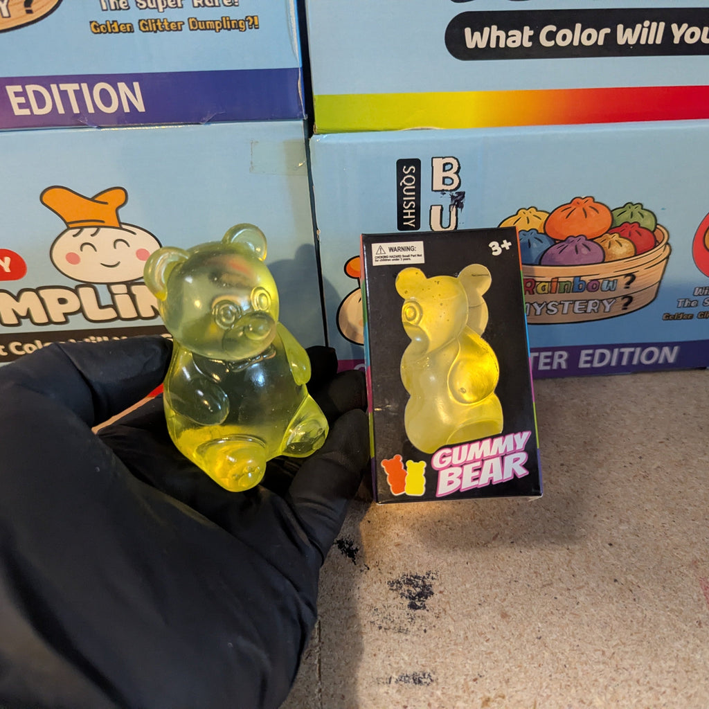 Yellow Gummy Bear Squish (Slow-Rising Squish)