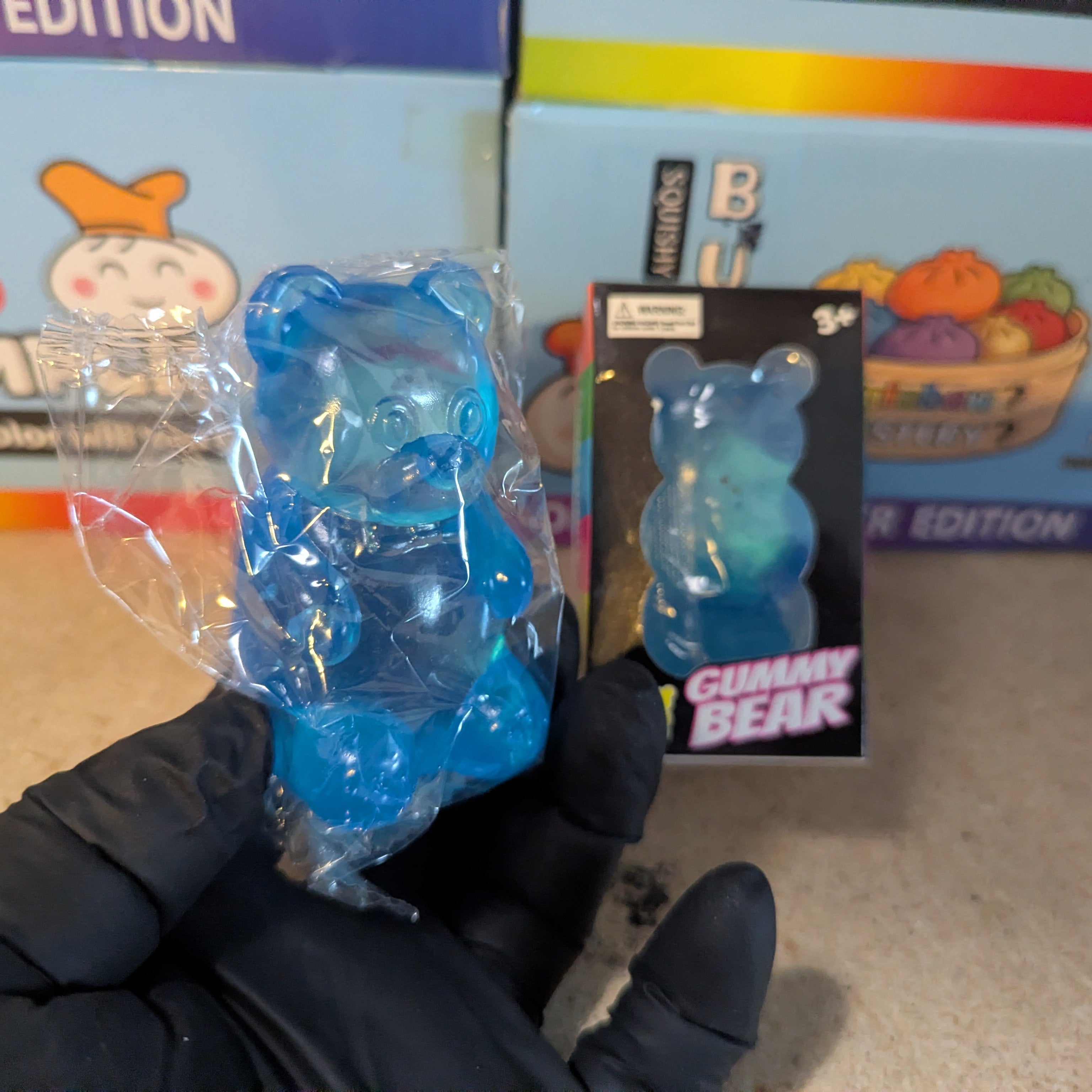 Blue Gummy Bear Squish (Slow-Rising Squish)