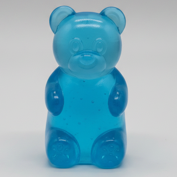 Blue Gummy Bear Squish (Slow-Rising Squish)
