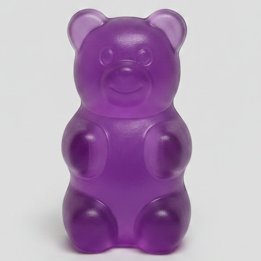 Purple Gummy Bear Squish (Slow-Rising Squish)