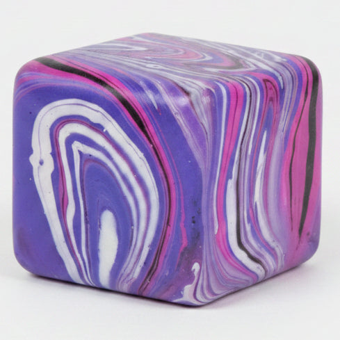 Purple vs Pink Swirl Squeeze Cube (Super Slow-Rising Squish)