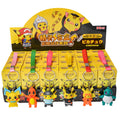 Pokemon keychain set display box with 24pcs and multiple character keychains