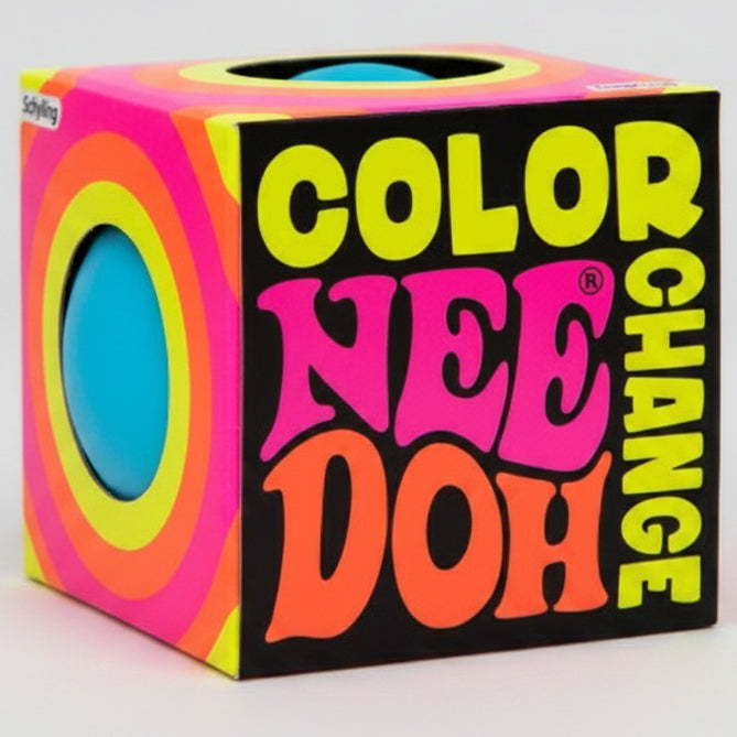 Schylling Nee-Doh Color Change Squishy: Blue to Pink