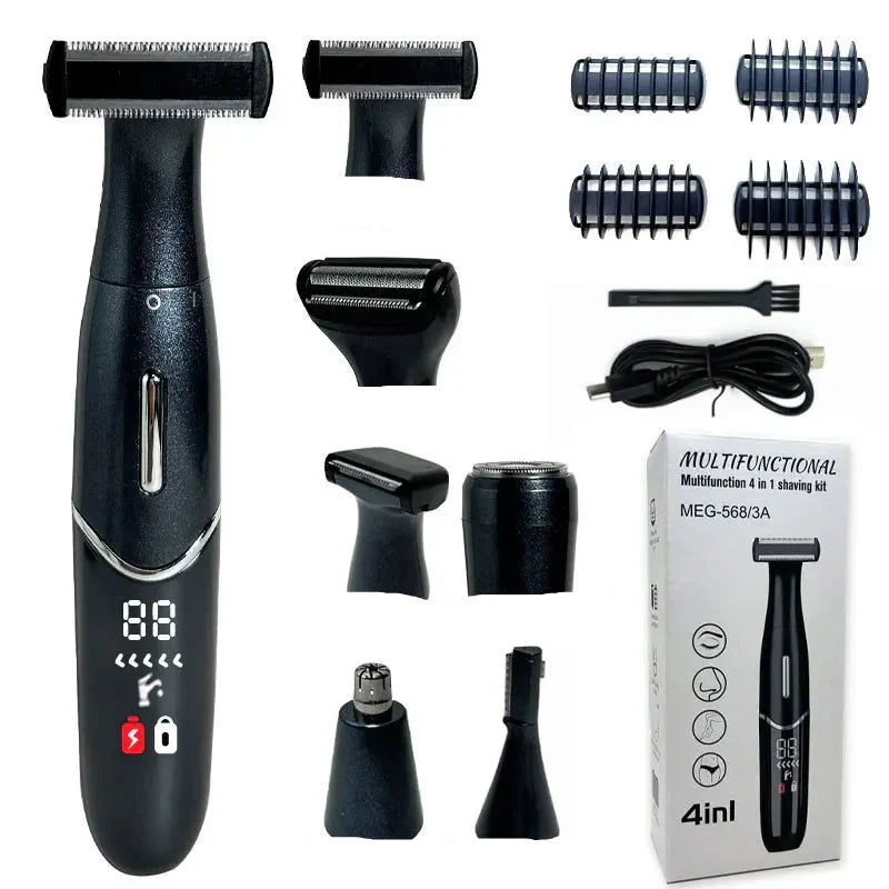 7 in 1 Electric Epilator & Precision Shaver Wet & Dry Use Black-0