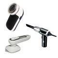 3-in-1 home and travel ironing care set with handheld iron and cleaning attachments