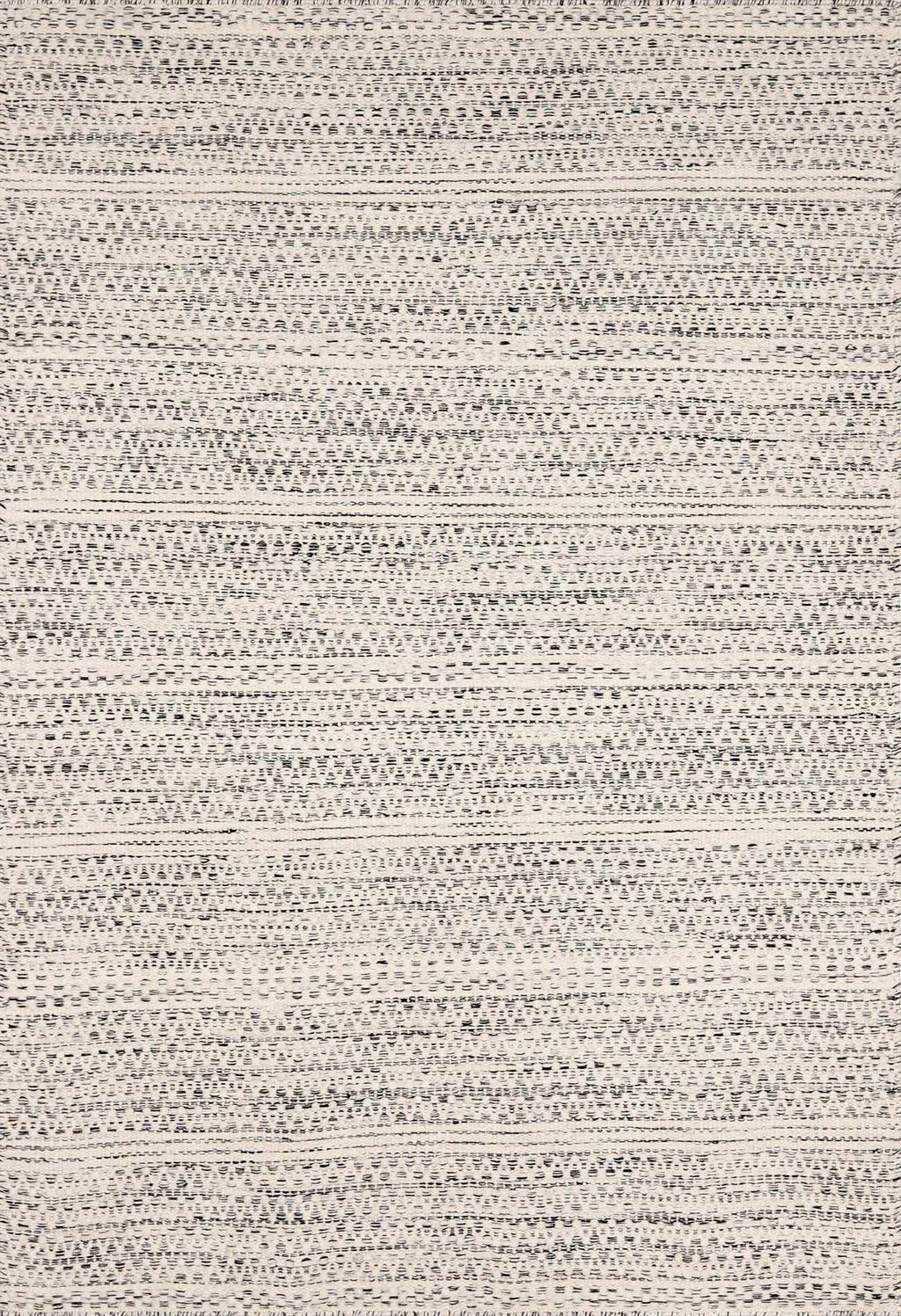 Williford Hand Woven Wool Area Rug – Cream & Black Bohemian