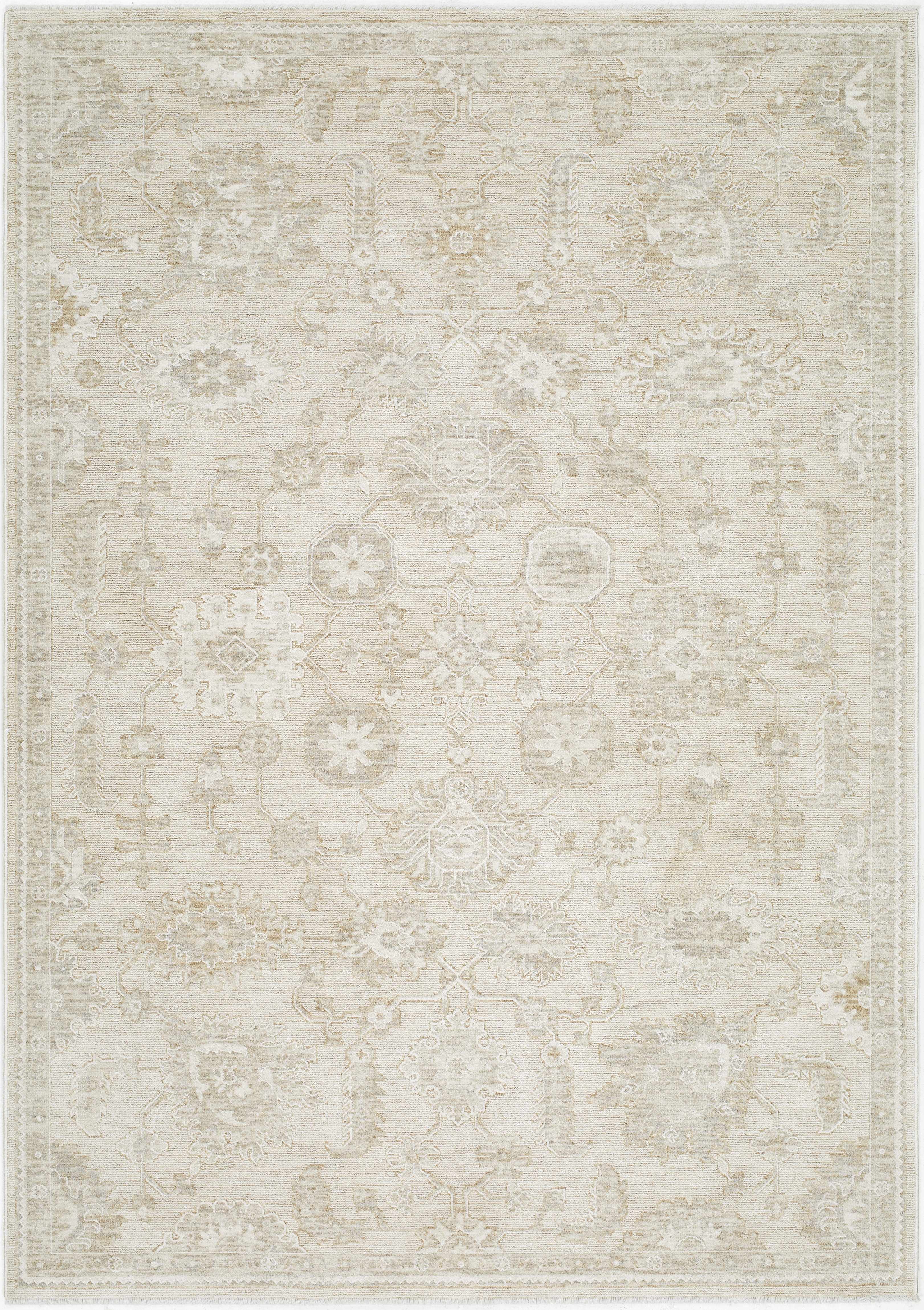 Yonca Luxe Rug Sample – Light Silver & Ash