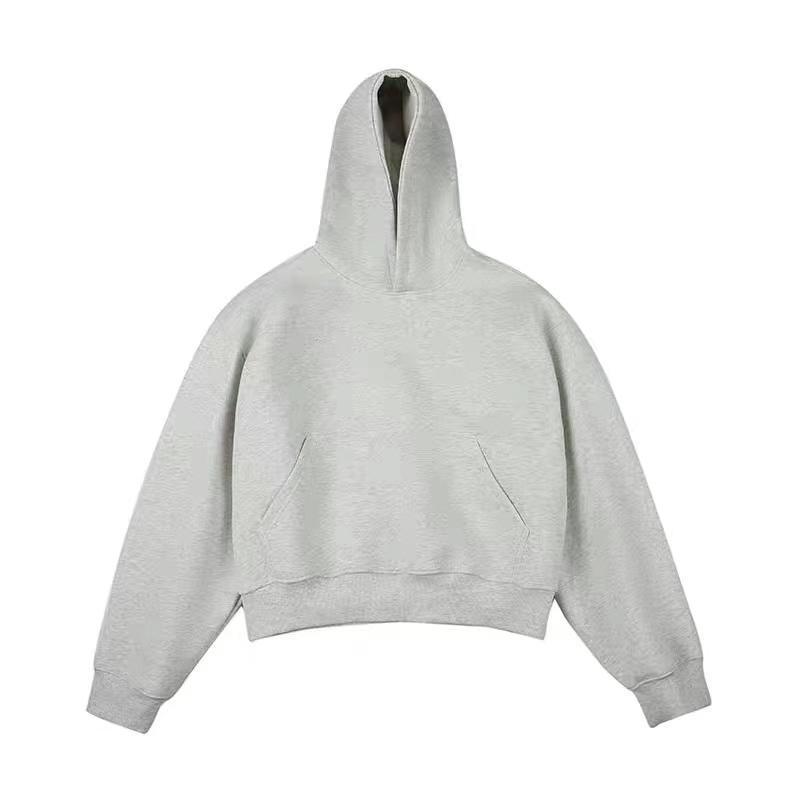 Short Chinese Cotton Composite Silver Fox Velvet Hooded Sweater