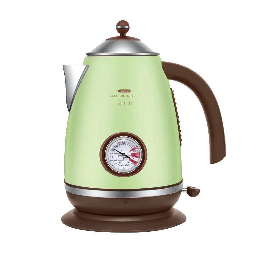 Electric Temperature Control Kettle Green Edition, Fast Boiling Electric Teapot For Precise Heat And Safe Pour