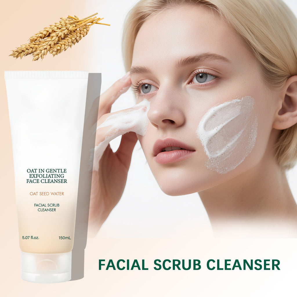 Oat Facial Cleanser Foam - Gentle Pore Cleansing