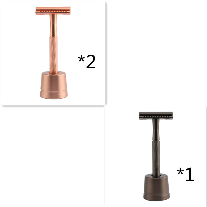 Classic manual shaver safe old fashioned