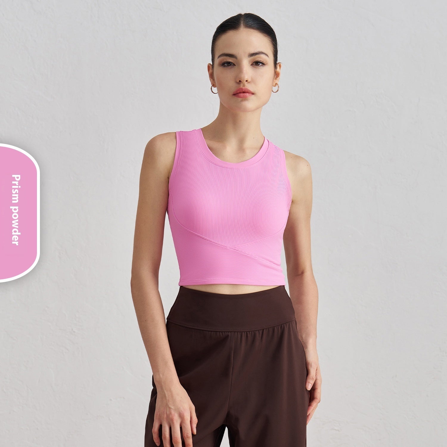 Body Skinny Slimming Fitness Womens Athletic Vest Tank Top With Spandex Lining Breathable Fabric