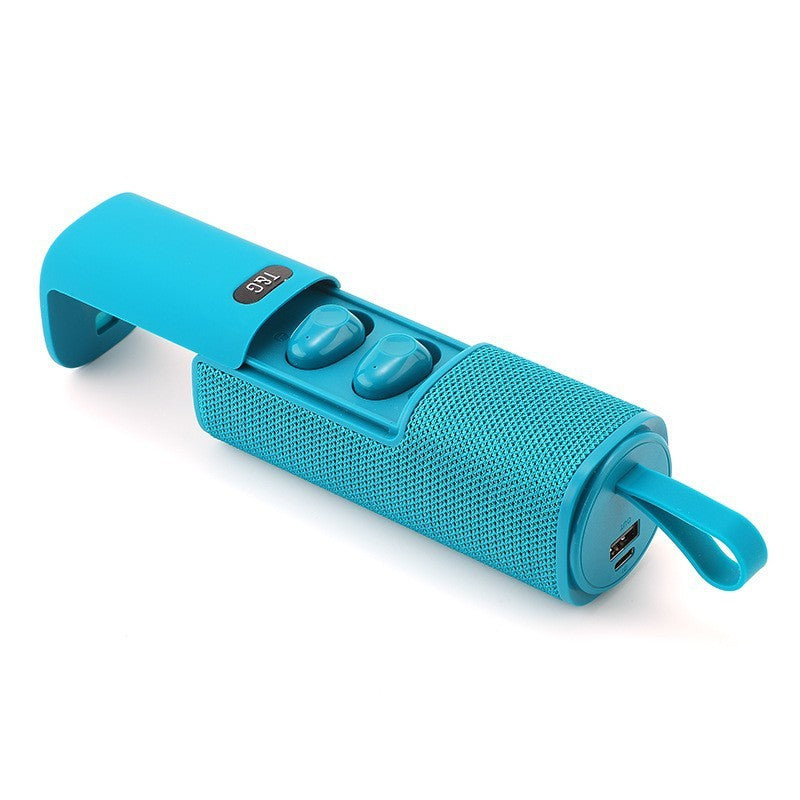 Three In One Portable Wireless Bluetooth Speakers Headphone And Power Bank Ideal For Travel