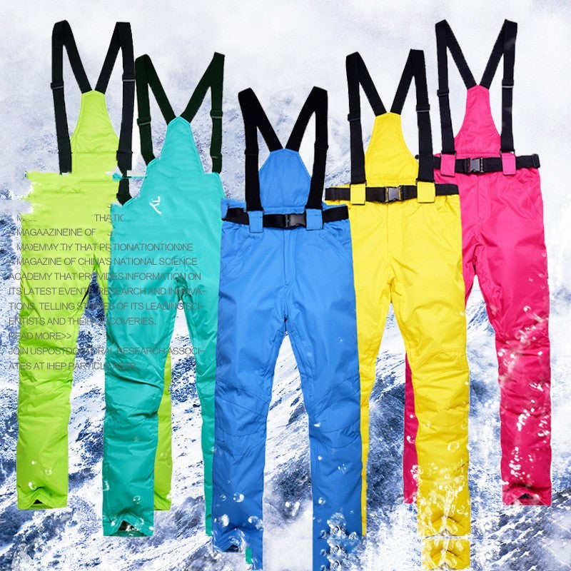 Cotton Strap Can Be Removed Ski Pants