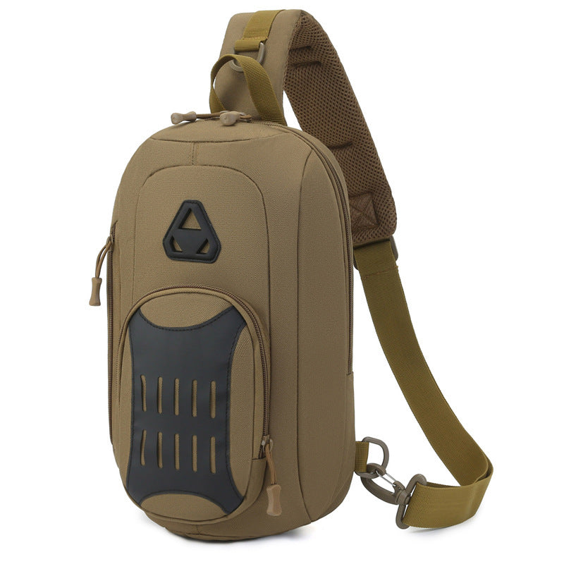 Multi Functional Tactical Chest Bag For Men Crossbody Shoulder Outdoor Travel Gear For Hiking Camping And Cycling Oxford