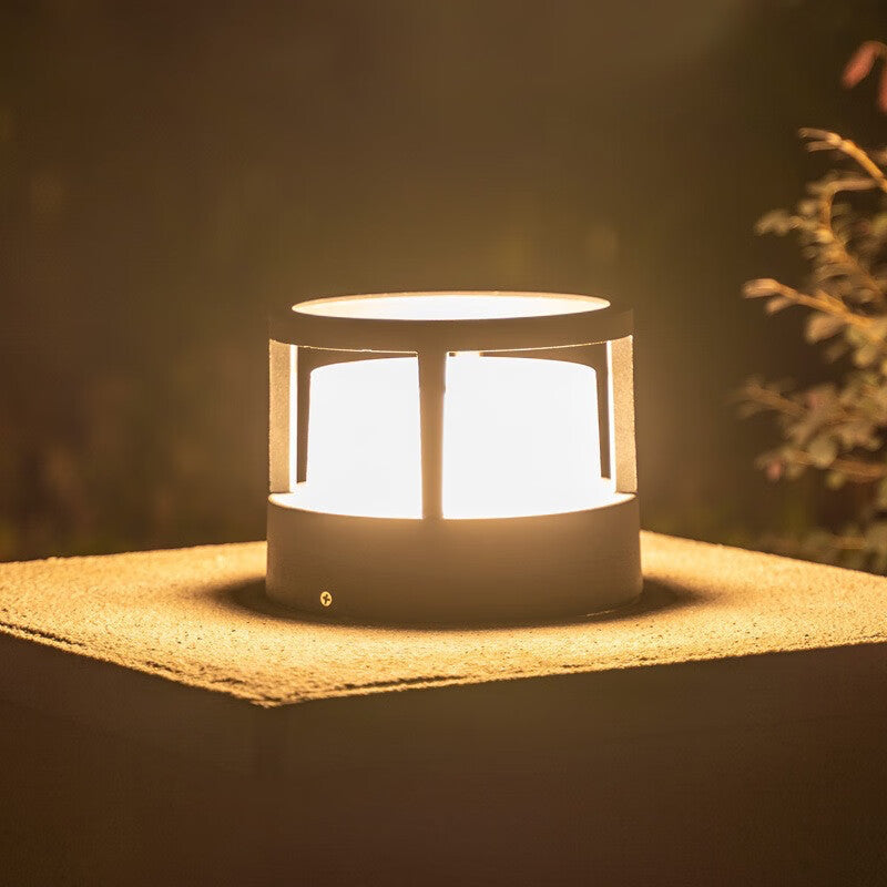 Outdoor Aluminum Wall Pillar Lamp - Weather Resistant Exterior Lighting