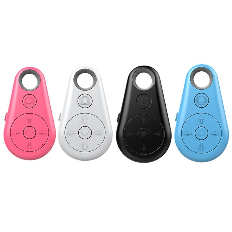 Bluetooth Selfie Controller 4.0 Remote for Douyin TikTok Short Video Like Weishi with Drop Shape Black White Blue Pink