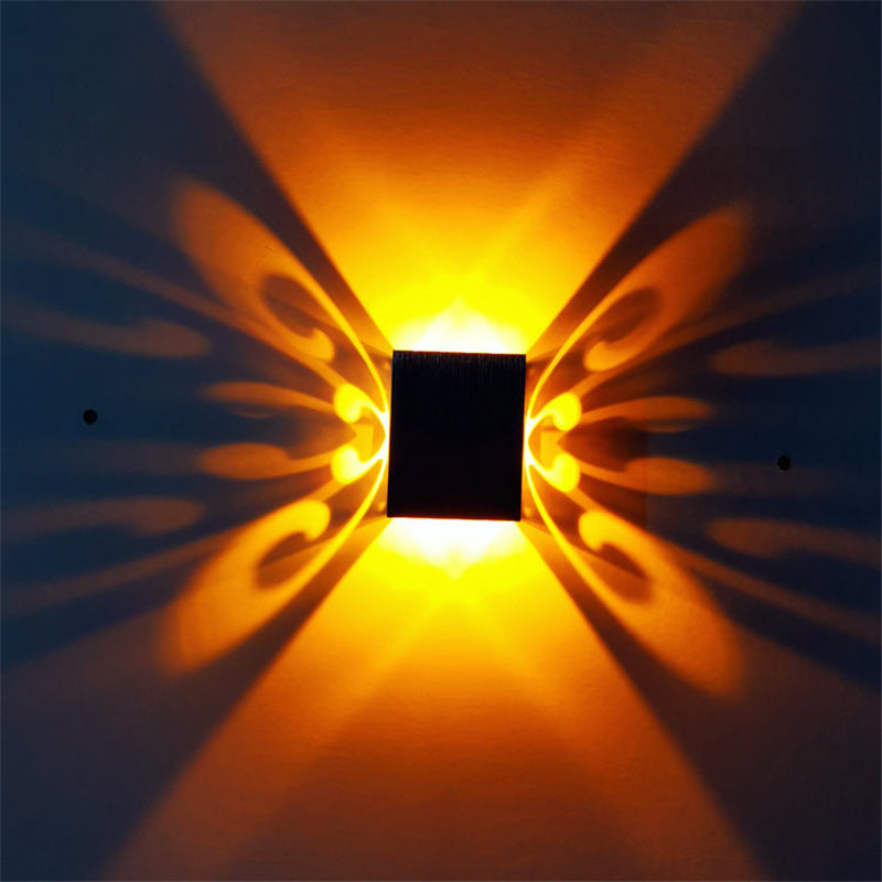 Led Butterfly Wall Lamp Creative Interior Background Wall