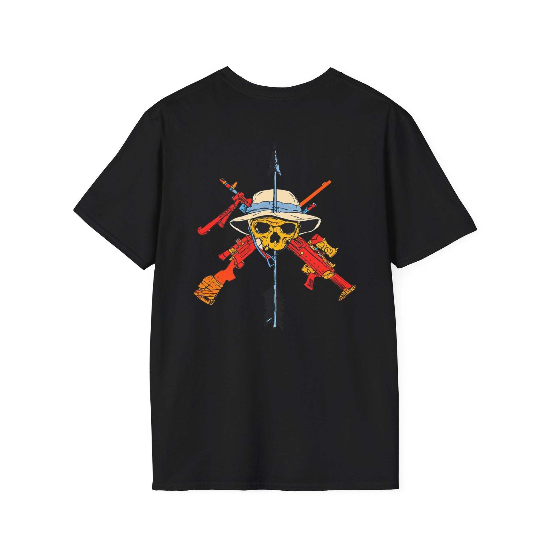Men's Casual Printed Loose Round Neck Short Sleeve