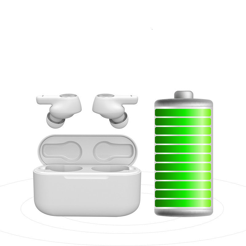 True Wireless Bluetooth Headset Sports Waterproof Earbuds 5.0 With 10m Range Pearl White Or Magic Night