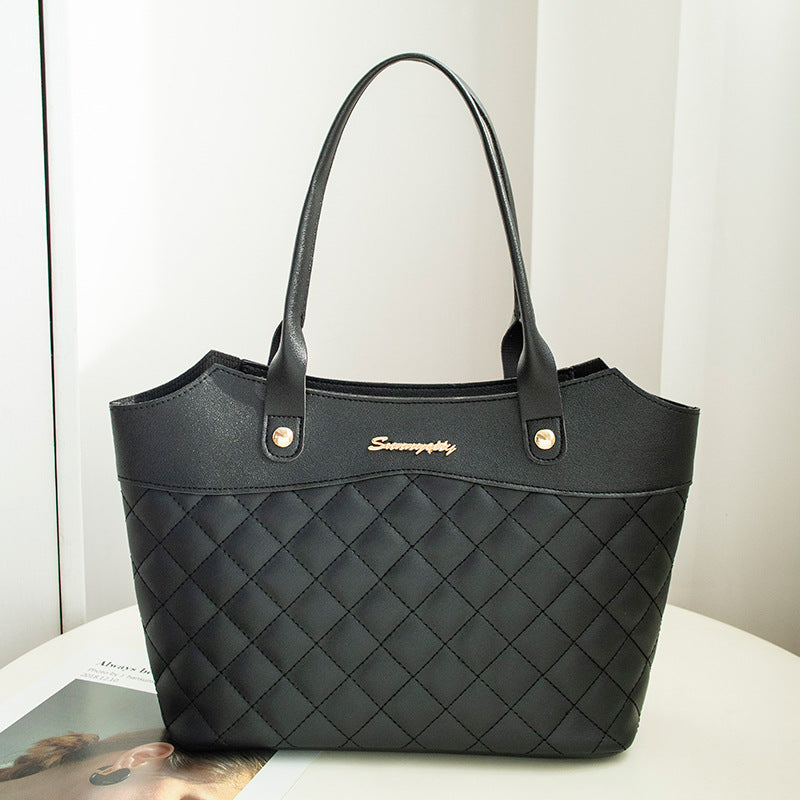 Rhombus Quilted PU Leather Crossbody Bag – Women’s Shoulder Bag | 6 Colors