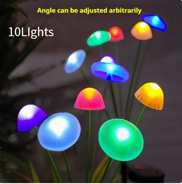 Solar Jellyfish Lamp Garden Balcony Decoration Mushroom Floor Outlet Lawn Lamp