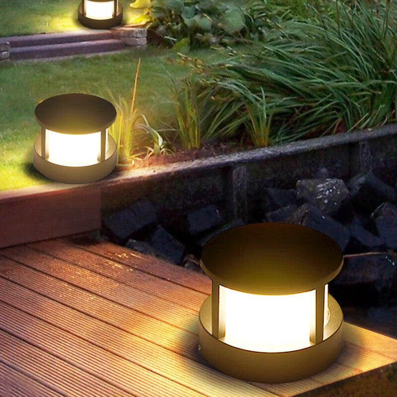 Outdoor Aluminum Wall Pillar Lamp - Weather Resistant Exterior Lighting