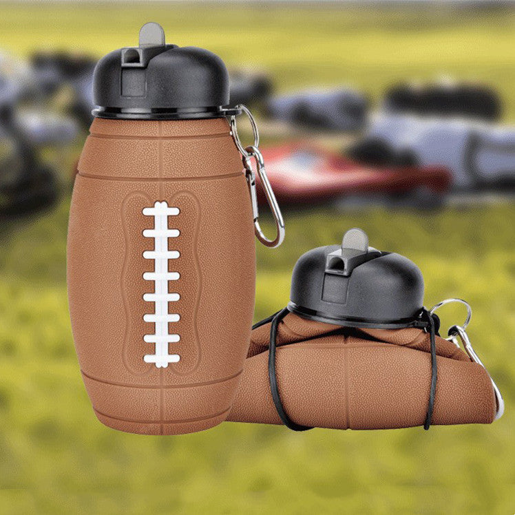 Outdoor Collapsible Sports Water Bottle Leakproof Reusable Portable Hydration Bottle For All Sports