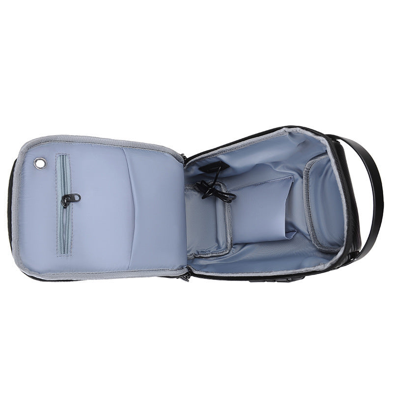 Motorcycle Chest Bag For Men Oxford Cloth Carbon Fiber 16 Inch Multiple Color Options