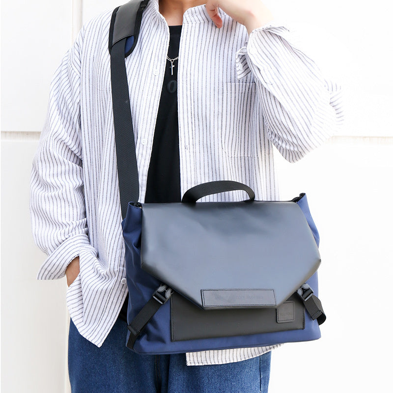 High Quality Mens Business Handbags Vintage Shoulder Bag for Travel Crossbody Large Capacity Messenger Bag