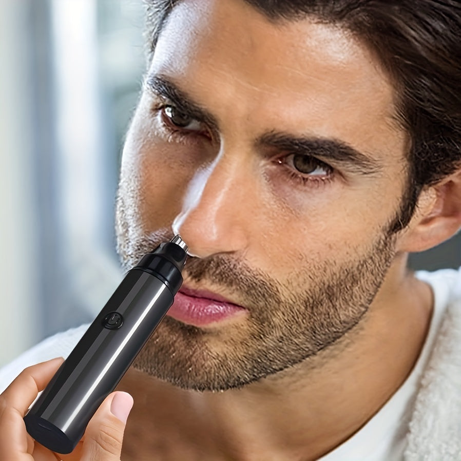 USB Rechargeable Nose Hair and Facial Trimmer-3