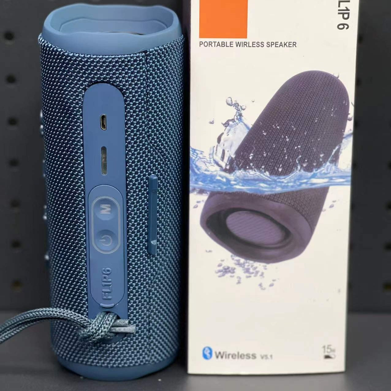 Portable Outdoor Wireless Bluetooth Speaker With Dual Speakers Long Battery Life Stereo Sound