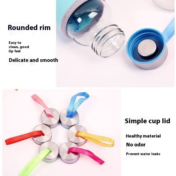 Creative 300ml Glass Water Cup Transparent Tumbler